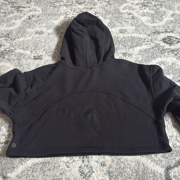 Lululemon Team Canada All Yours Cropped Pullover Hooded Sweatshirt - Picture 8 of 12